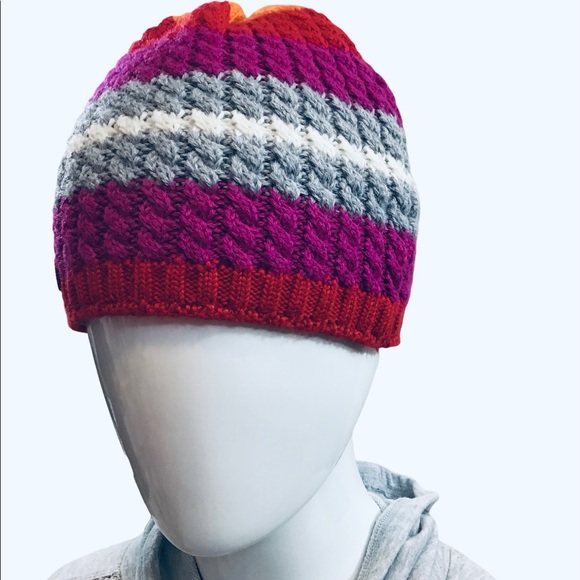 BOGNER - Fire + Ice Strip Knit Beanie Hat - Picture 5 of 16